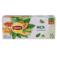 Herbata Lipton mięta z cytrusami 20 torebek