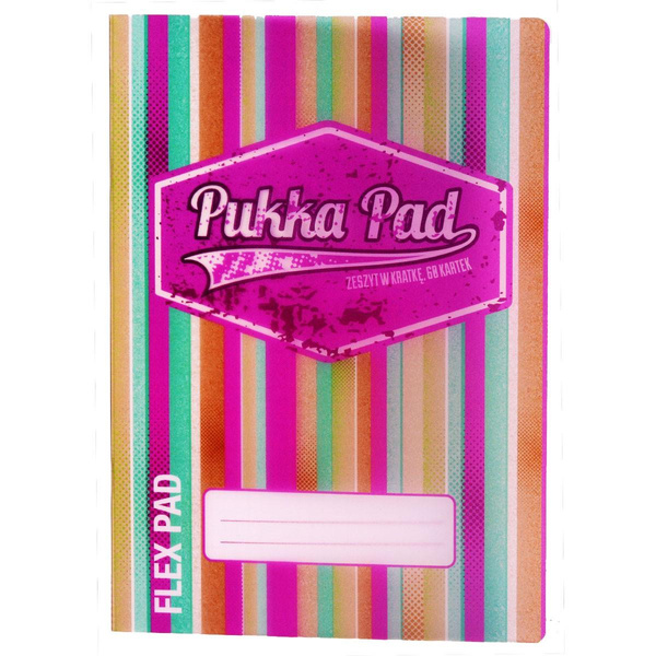 Zeszyt Pukka Pad B5 w kratkę 60 kartek Flex Americano różowy