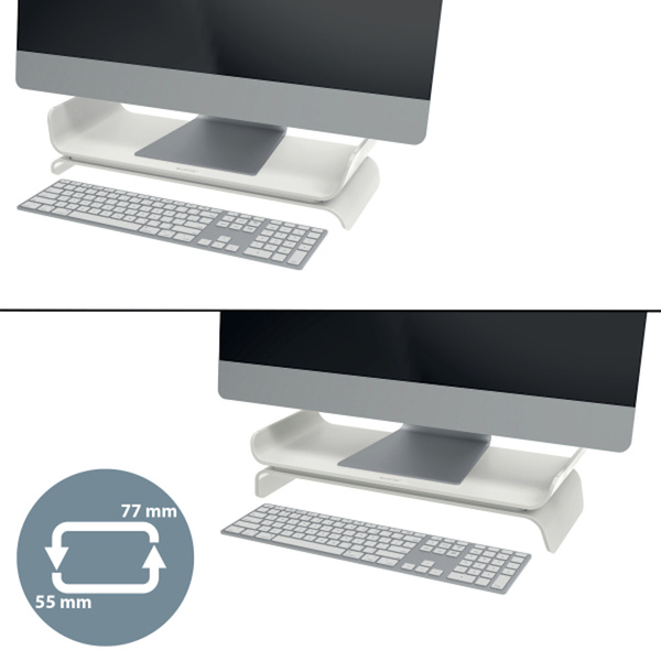 Podstawka pod monitor Leitz Ergo jasnoszara