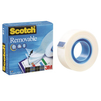 Taśma klejąca matowa odklejalna Scotch Magic 19mm x 33m