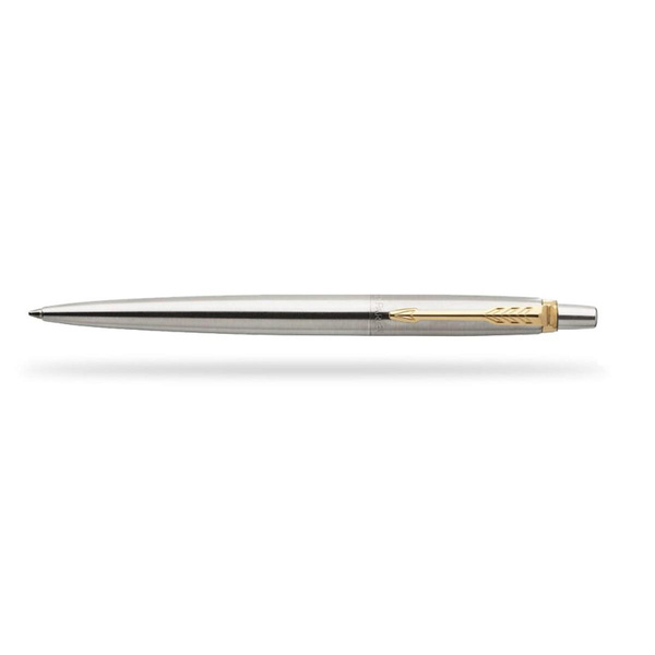 Zestaw długopis Parker Jotter Błyszcząca Stal GT + Pióro wieczne Jotter Box GT