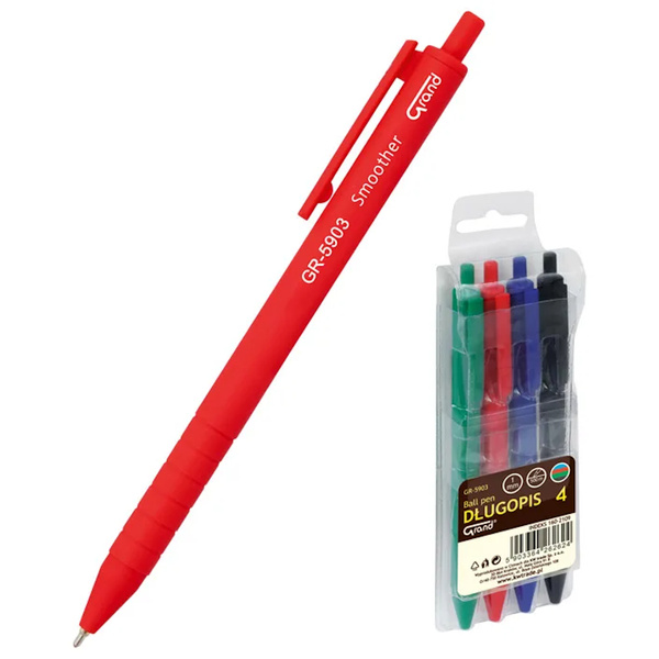 Długopis automatyczny Grand GR-5903 4 kolory w etui