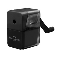 Temperówka na korbkę Faber Castell czarna