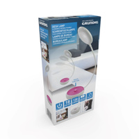 Lampka biurowa składana Led 15cm Grundig różowa