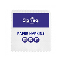 Serwetka gastro biała ząbkowana 15x15cm