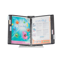 Biurkowy system prezentacyjny Djois x Tarifold A4 + 10 paneli prezentacyjnych czarnych