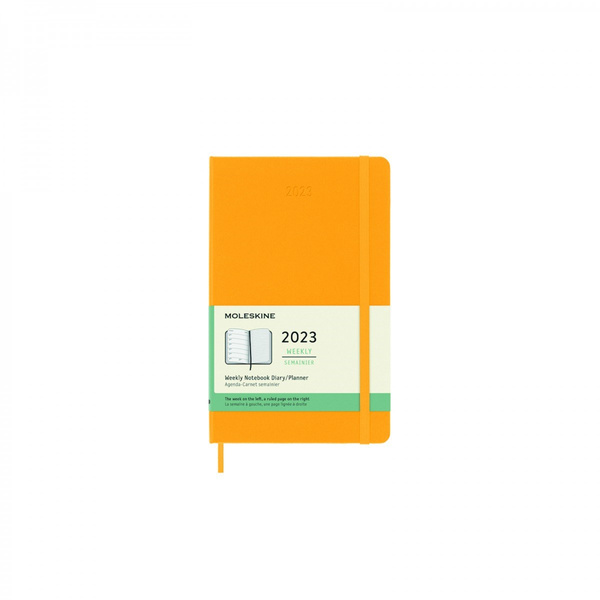 Kalendarz tygodniowy Orange Yellow L Moleskine 2024