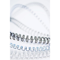 Grzbiety drutowe do bindowania 3:1'' 14mm - 100 sztuk srebrny