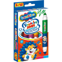 Flamastry Bambino jumbo 12 kolorów/6sztuk