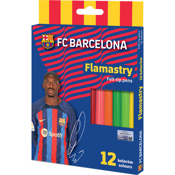 Flamastry Barcelona 12 kolorów