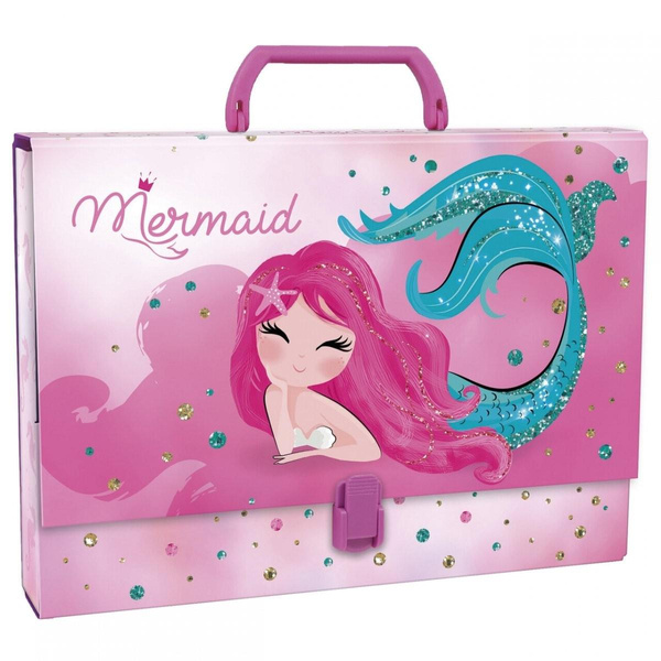 Teczka z rączką dla dzieci Syrenka 02