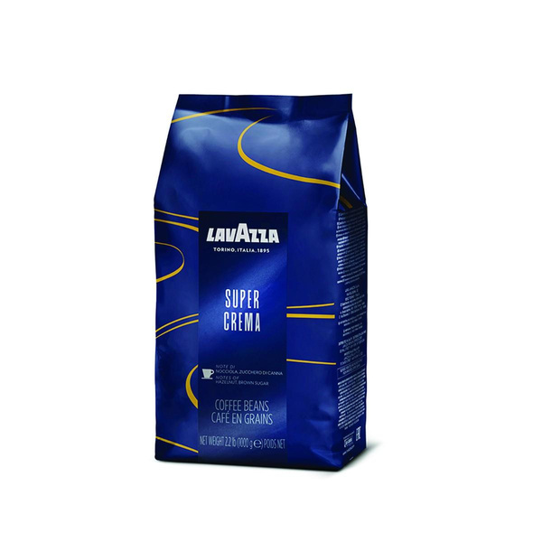 Kawa Lavazza Super Crema Aroma Espresso Blue ziarnista 1kg