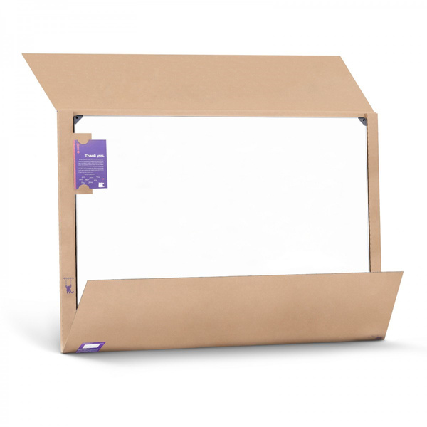 Tablica suchościeralna magnetyczna w ramie aluminiowej 120x90 cm Memobe Idea