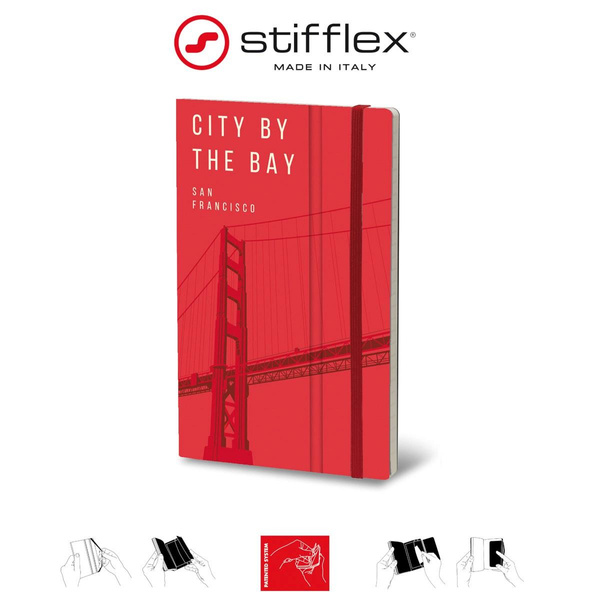 Notatnik Stifflex San Francisco 13x21cm 192 strony