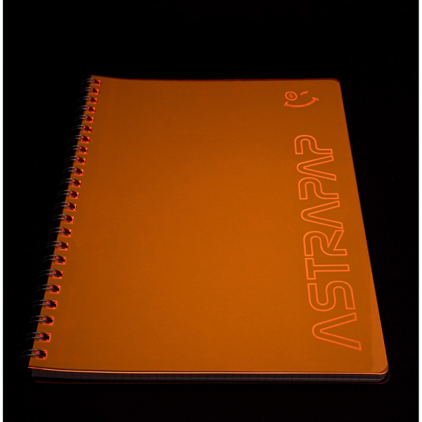 Kołozeszyt A5 80 kartek krata Astrapap Fluo