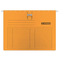 Teczka zawieszkowa Donau A4 z wąsem  pomarańczowy