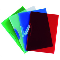 Skoroszyt Q-Connect z plastikowym klipsem A4 200g zielony