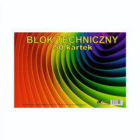 Blok techniczny A4 50 kartek Ok Office