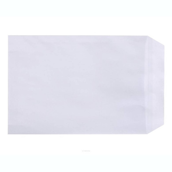 Koperty B4 (250x353 mm) białe HK z paskiem - 50 sztuk