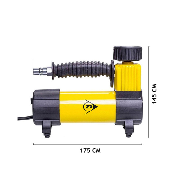 Kompresor 12 V 100 Psi zestaw z wężem i końcówkami Dunlop