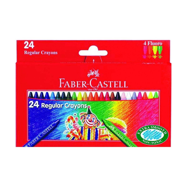 Kredki woskowe Faber Castell 24 kolory