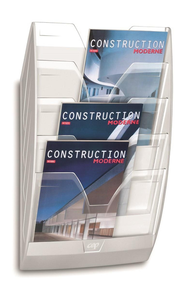 Zestaw 5 półek naściennych Cep Recaption transparentny