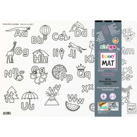 Mata Strigo Funny biała Alfabet 48x33,5cm
