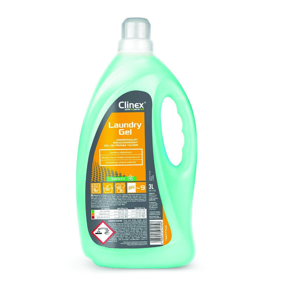 Żel do prania profesjonalny Clinex  Laundry Gel fresh 3l