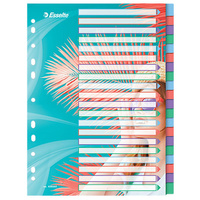 Przekładki do segregatora A4 PP 1-20 Esselte Colour'Breeze
