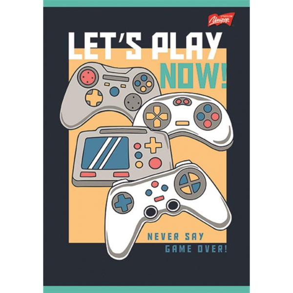 Zeszyt A5 w kolorową linię 32 kartki Let`s Play Unipap