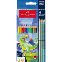 Kredki ołówkowe Faber Castell Dinozaury 13 kolorów