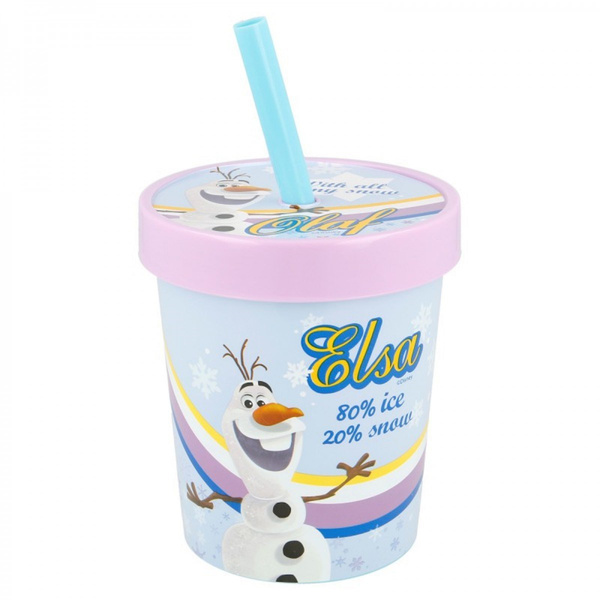 Kubek do lodów ze słomką Frozen 560 ml