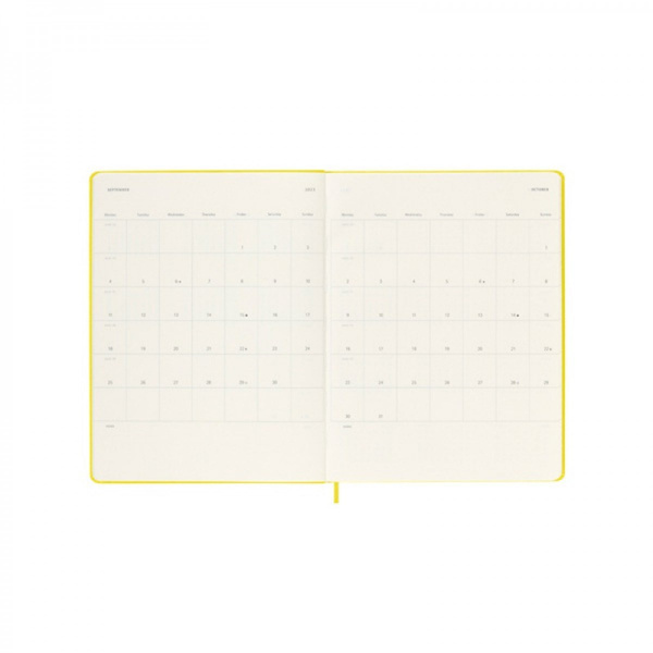 Kalendarz tygodniowy Hay Yellow XL Moleskine 2024