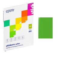 Etykiety samoprzylepne Grand 063 A4 zielone