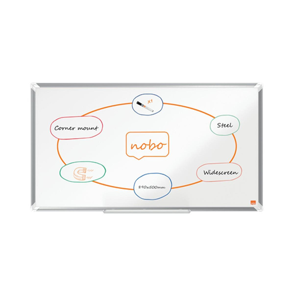 Tablica magnetyczna stalowa 40'' 89x50cm Nobo Premium Plus Widescreen