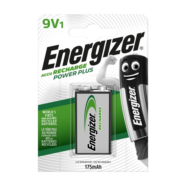 Akumulatorek 9V 175mAh Energizer Power Plus (1 szt.)