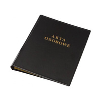 Teczka do akt osobowych Panta Plast  czarny