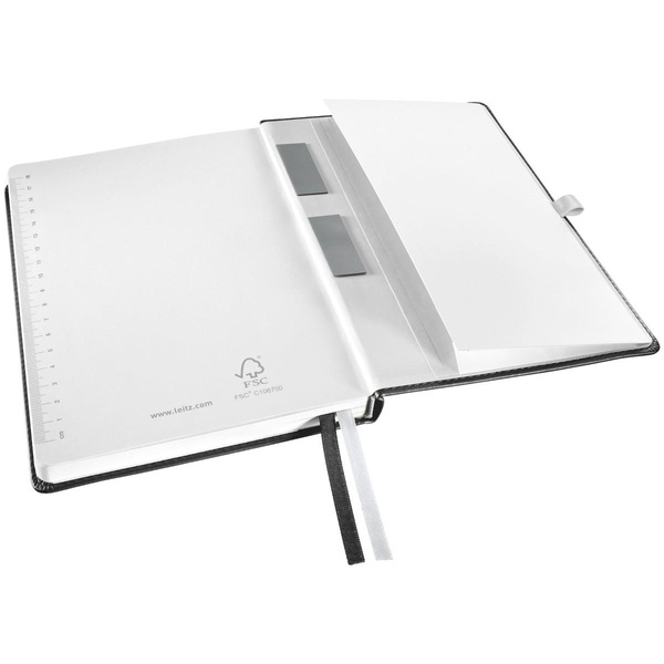 Notatnik A5 w kratkę 80 kartek twarda okładka Leitz Style niebieski