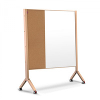 Tablica moderacyjna 150x120 cm magnetyczno-suchościeralna korkowa Memobe Idea