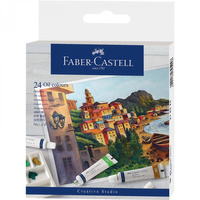 Farby olejne 24 kolory 9ml Faber Castell