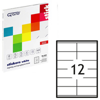 Etykiety samoprzylepne Grand 105x48 mm