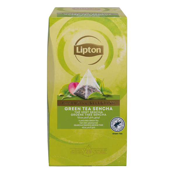 Herbata Lipton piramidki Exclusive Selection zielona sencha 25 torebek