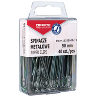 Spinacze metalowe 50mm Office Products