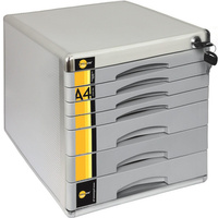 Szafka metalowa na dokumenty Grand 7 szuflad na zamek GR-SM07M
