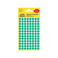 Etykieta Zweckform kółka 416 sztuk zielone