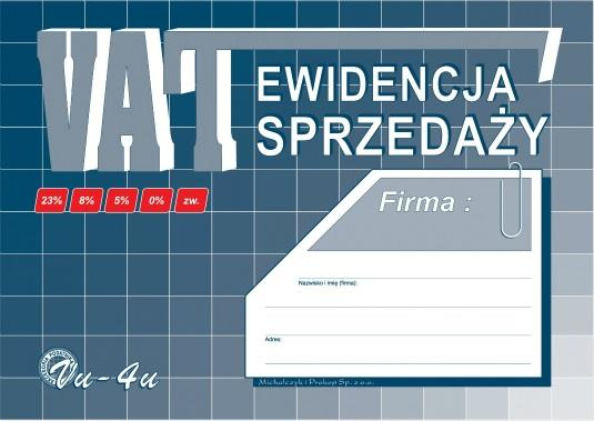Ewidencja VAT - sprzedaży A5