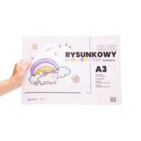 Blok rysunkowy A3 kolorowy Wektor