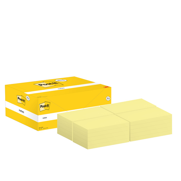 Karteczki samoprzylepne 127x76mm Post-it 655CY-VP20
