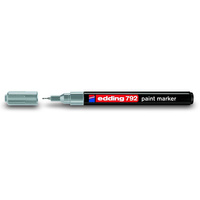 Marker olejowy Edding końcówka okrągła 0.8mm srebrny