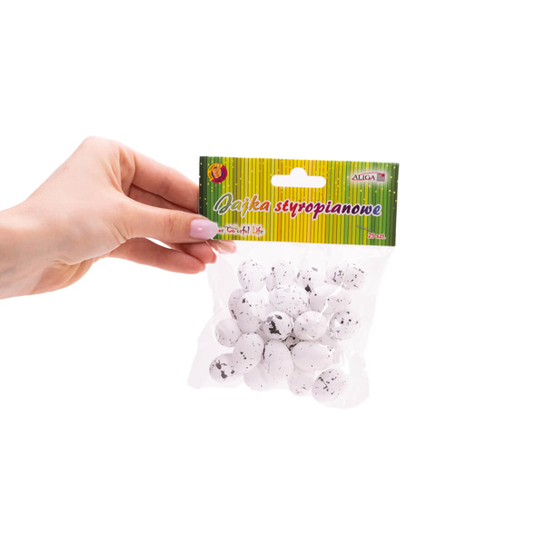 Jajka styropianowe nakrapiane Aliga